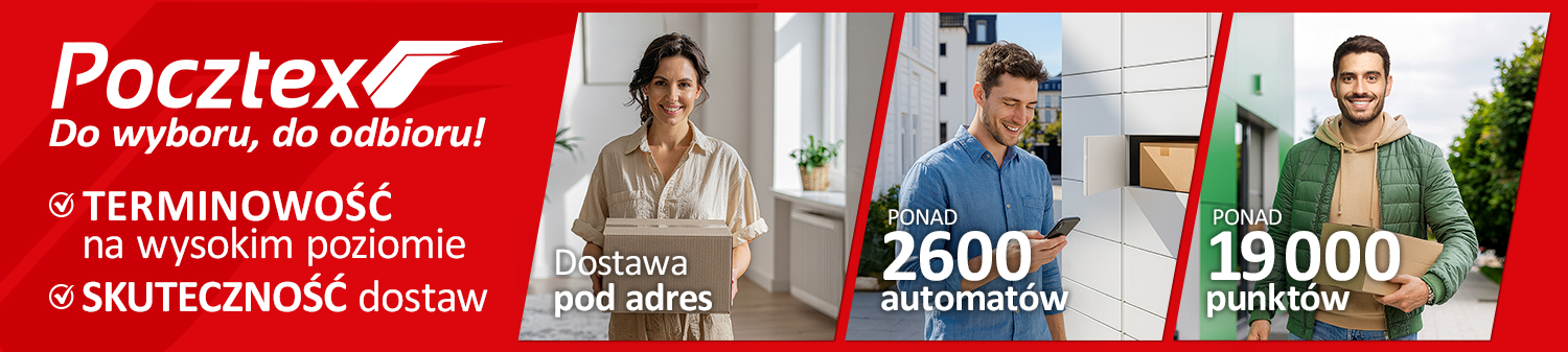 Pocztex — wysyłka zamówień ROLL: kurier, punkt i automat